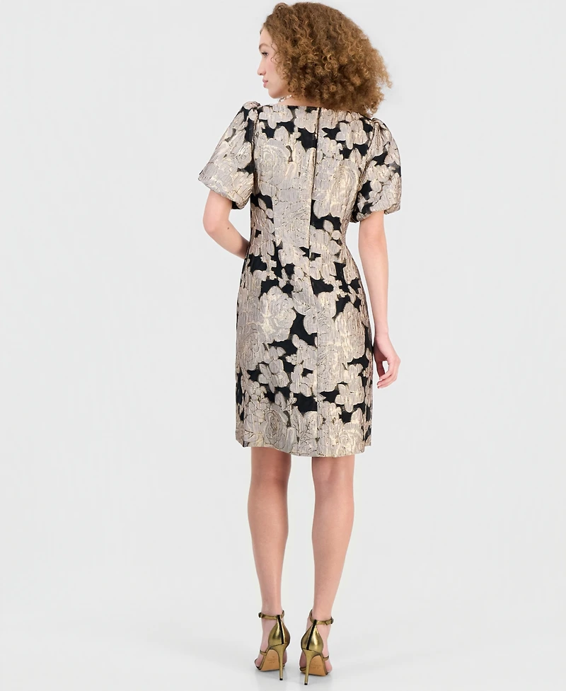 Connected Women's Jacquard Sheath Dress