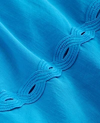 Row A Juniors' Square-Neck Sleeveless Midi Dress