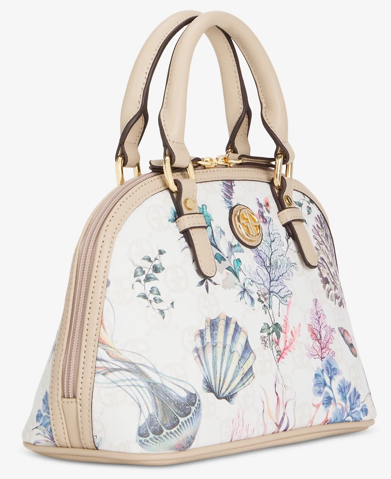 Giani Bernini Sea Print Mini Dome Satchel, Macy's Exclusive - Under The Sea