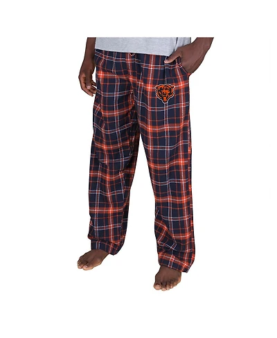 Concepts Sport Men's Navy Chicago Bears Ultimate Plaid Flannel Pants