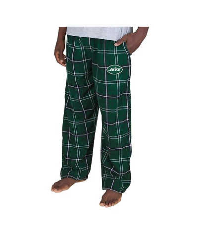 Concepts Sport Men's Green New York Jets Ultimate Plaid Flannel Pants