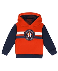 Outerstuff Toddler Orange/Navy Houston Astros Wind Up Pullover Hoodie and Sweatpants Set