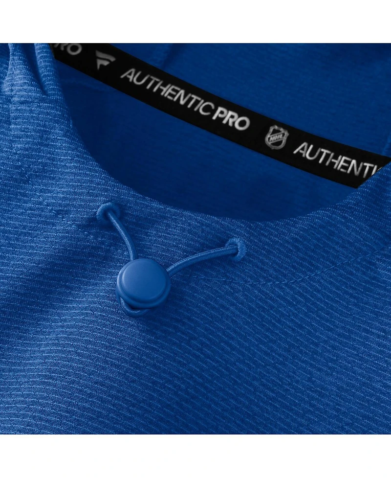 Fanatics Men's Royal New York Islanders Authentic Pro Rink Raglan Hoodie