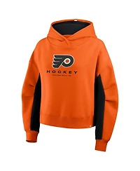 Fanatics Women's Orange Philadelphia Flyers Back Check Boxy Hoodie