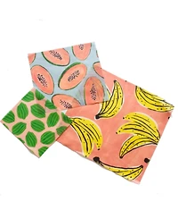 Beeswax Wrap In Fruit Print- 3 pack