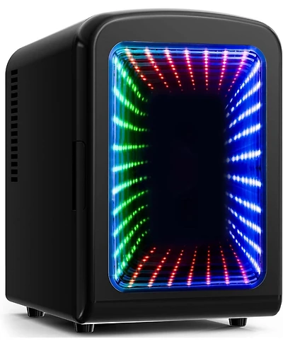 Antarctic Star 4L Portable Mini Fridge with Vibrant Led Gaming Lights