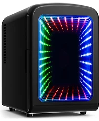 Antarctic Star 4L Portable Mini Fridge with Vibrant Led Gaming Lights