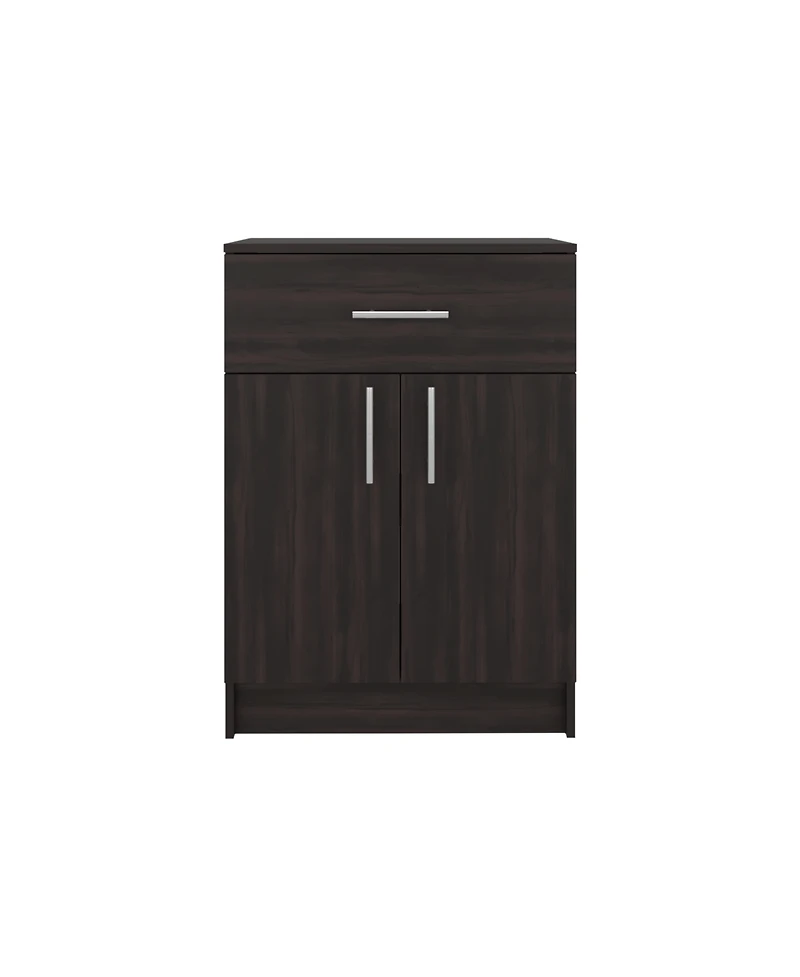 Fm Furniture Cope kitchen Pantry in melamine with 2 doors and 1 drawer