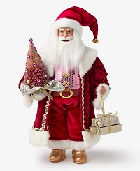 Holiday Lane Whimsy Standing Santa with Tree and Gifts, Macy's Exclusive