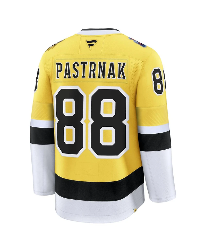 Fanatics Men's David Pastrnak Gold Boston Bruins 2026 Nhl Stadium Series Premium Jersey
