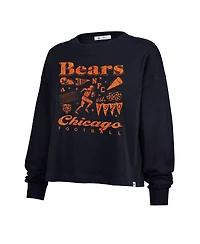 '47 Brand Women's Navy Chicago Bears Team Collage Sydney Long Sleeve T-Shirt