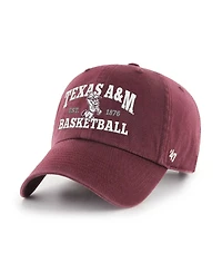 '47 Brand Men's Maroon Texas A&M Aggies Ol' Sarge Basketball Clean Up Adjustable Hat