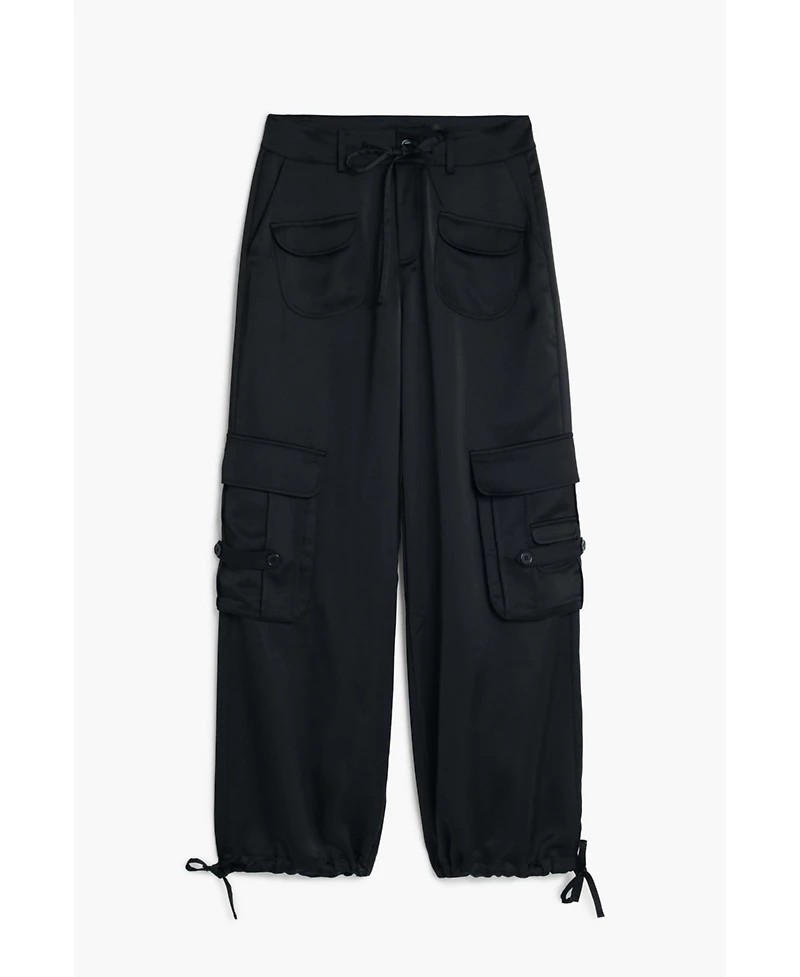 Desigual Women's Satin cargo pants