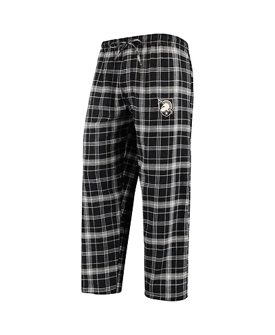 Concepts Sport Men's Black/Gray Army Black Knights Ultimate Flannel Pants