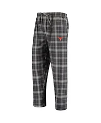 Concepts Sport Men's Charcoal/Gray Texas Longhorns Ultimate Flannel Pants