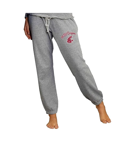 Concepts Sport Women's Gray Washington State Cougars Mainstream Knit Jogger Pants