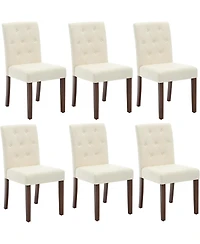 gaomon Parsons Button Tufted Dining Chairs Set of 6
