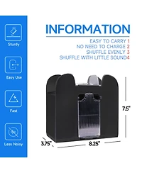 Gse Games & Sports Expert Automatic Card Shuffler, 4-Deck, Ac/Dc Battery-Operated