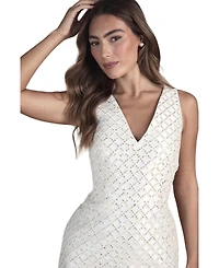 Coast Women's Sleeveless Embellished Mini Dress