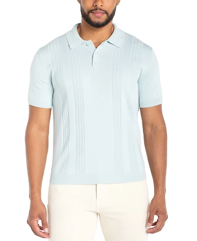 Liverpool Los Angeles Men's Short-Sleeve Knit Polo Sweater