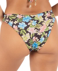 Hurley Women's Reversible Miami Garden Moderate Swim Bottoms