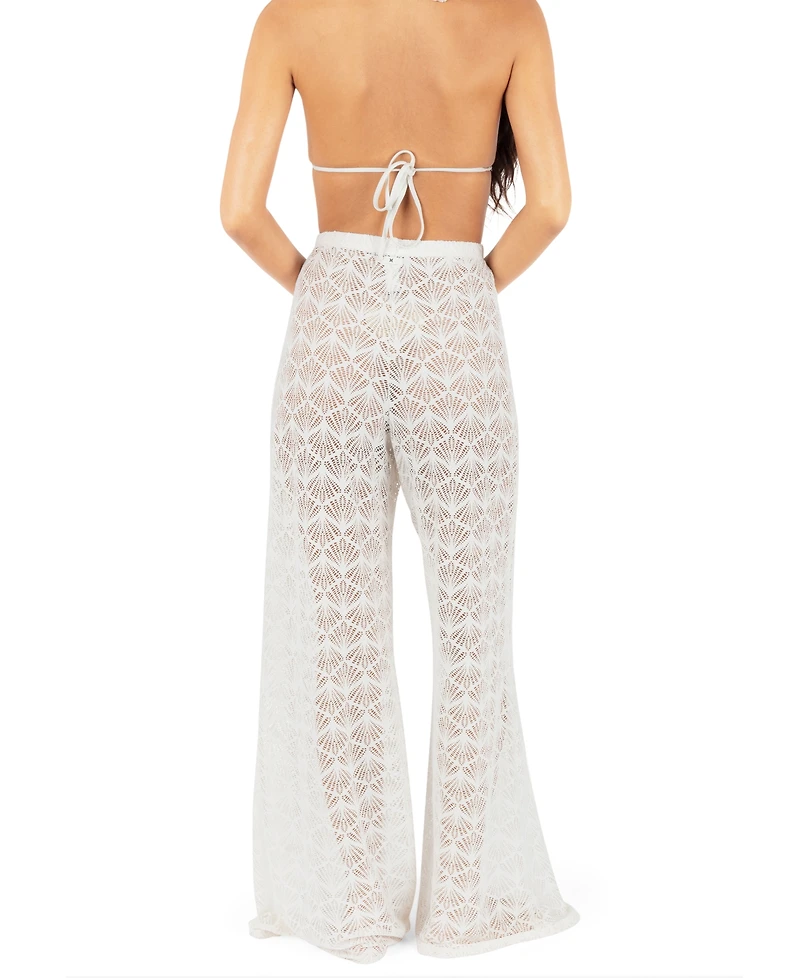 Hurley Women's Shell Crochet Beach Pants