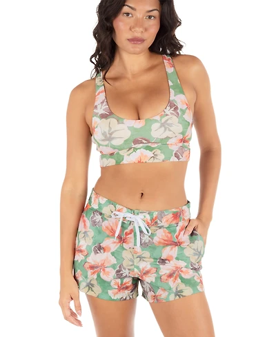 Hurley Women's Gingko Cloud Printed Board Shorts