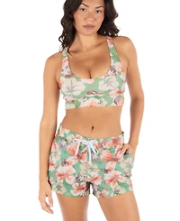 Hurley Women's Gingko Cloud Printed Board Shorts