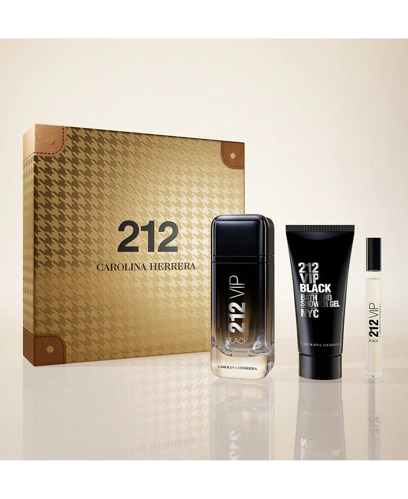 Carolina Herrera 3-Pc. 212 Vip Black Eau de Parfum Gift Set