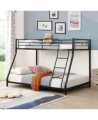 Simplie Fun Metal Bunk Bed Tf Black