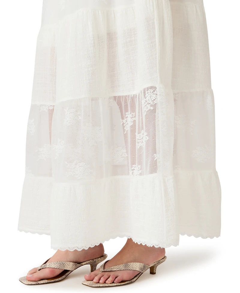 Steve Madden Women's Tarryn Flared Loose Fit Skirt