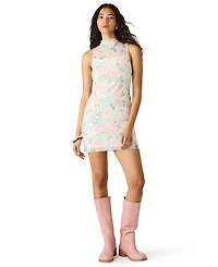 Steve Madden Women's Sidra Printed Bodycon Mini Dress