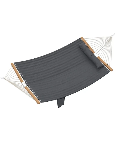 Outsunny Outdoor Hammock, 2-Person, 440 lbs Capacity,