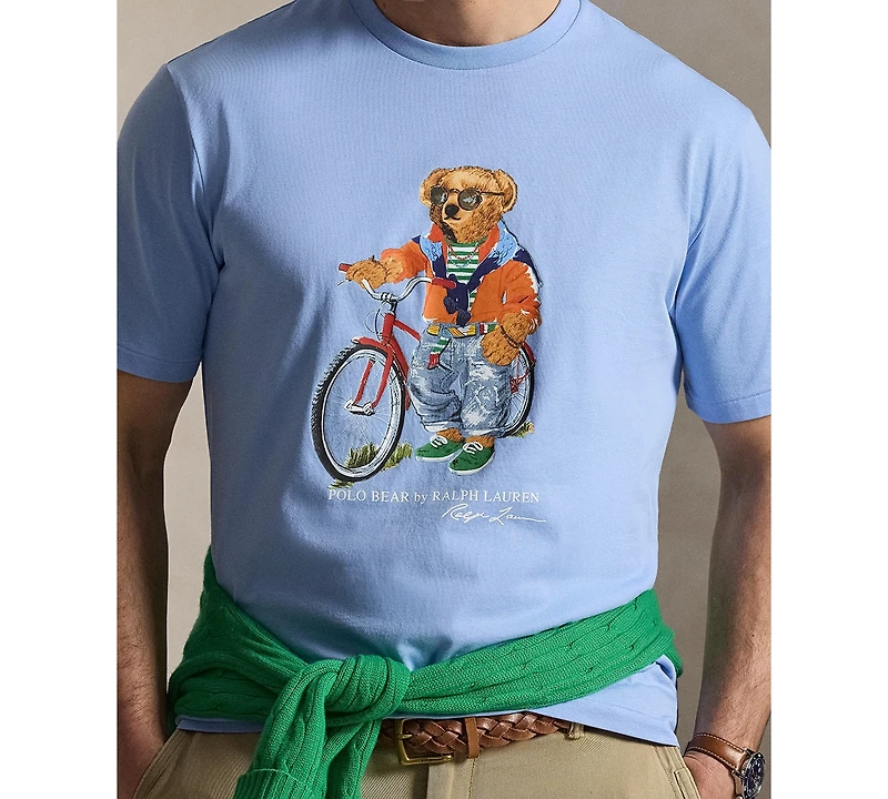 Polo Ralph Lauren Men's Big & Tall Bear Jersey T-Shirt