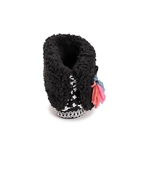 Muk Luks Women's Melinda Cuff Boot Slippers