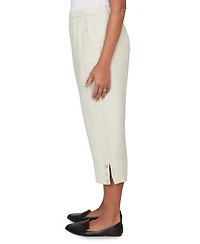 Alfred Dunner Petite Vintage Charm Relaxed Front Pocket Capri Pants