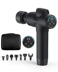 Sugift 3 Fold Portable Adjustable Massage Table with Carry Case-Red