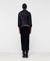 Leem Women's Fitted Plisse Skirt