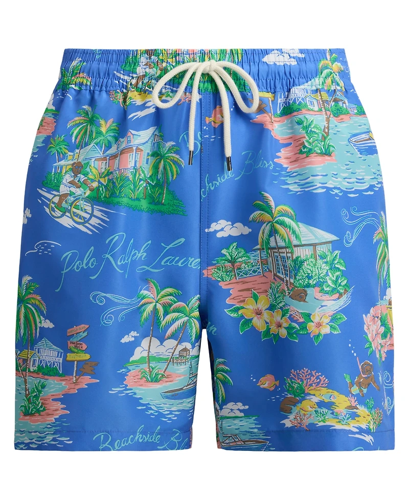 Polo Ralph Lauren Men's Printed Swim Trunks