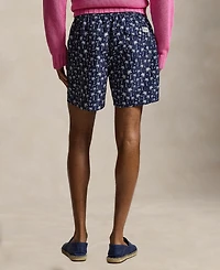 Polo Ralph Lauren Men's Logo and Palm Trees Printed Swim Trunks