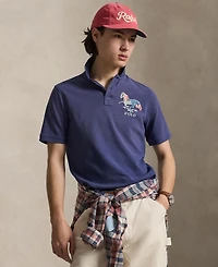 Polo Ralph Lauren Men's Short-Sleeve Ribbed Collar Shirt