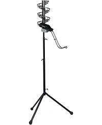 Furlihong Automatic Baseball Pitching Machine Feeder and Soft Toss Trainer 2 in 1 System w/ Height Adjustable Base and Extendable Ball Stacker