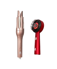 Pursonic Led Scalp Therapy Brush + Professional Automatic Curling Iron