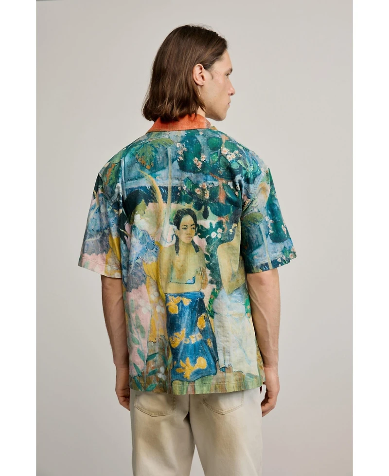 Desigual Men's Printed Gaugin shirt