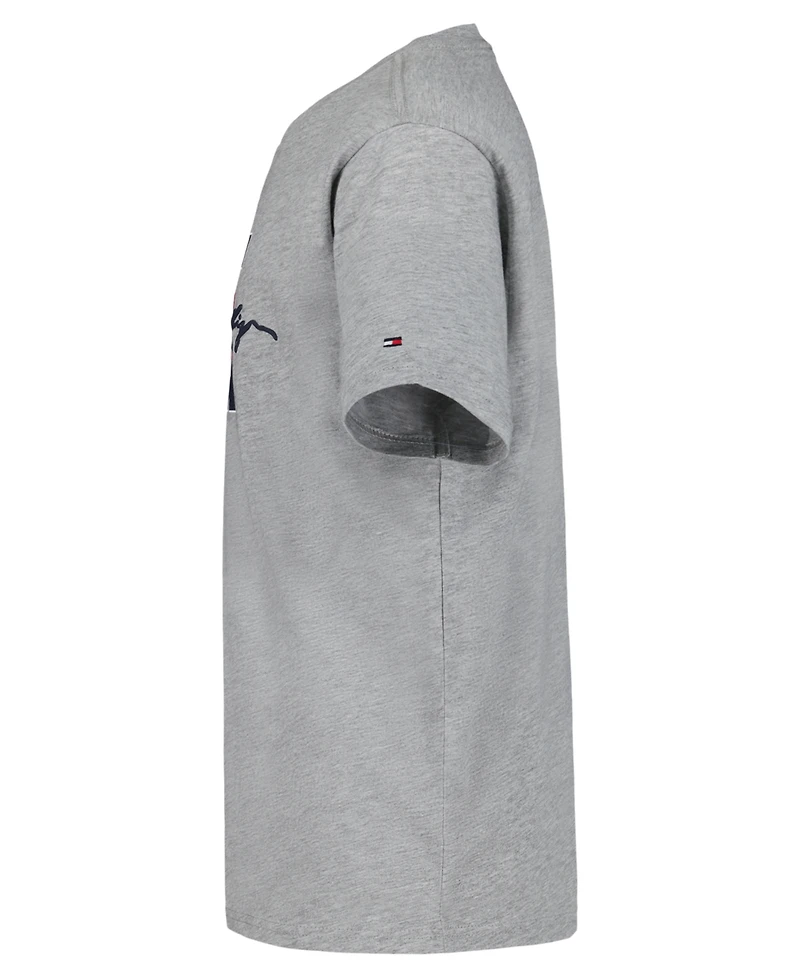 Tommy Hilfiger Boys' 8-20 Script H Logo Print T-Shirt