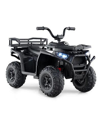 Slickblue Kids 24V Electric Atv Quad Ride-On with Realistic Sounds
