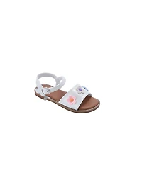 Bebe Big Girls Sandals – Cute Fashion Flat Sandals and Summer Shoes with Ankle Strap (ToddlerLittle KidBig