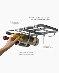 Joseph Joseph Cradle Foldable Under-Shelf Wine Rack
