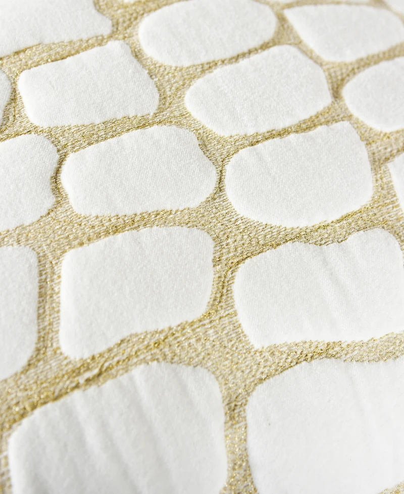 Rizzy Home Rose Cotton Decorative Pillow, 22" x 22"