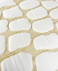 Rizzy Home Rose Cotton Decorative Pillow, 22" x 22"